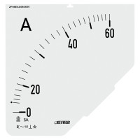 Шкала амперметра FRER ZF 60/5А В