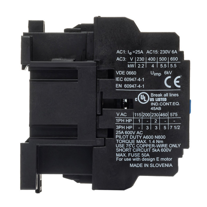 Контактор ISKRA KNL-9-10/220/240V/50/60Hz - 30050474000