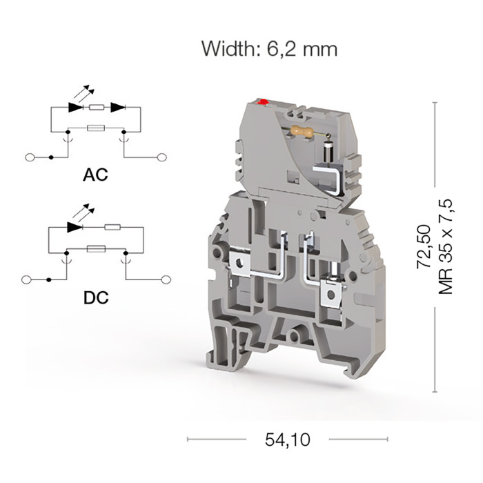 Клема Klemsan ASK Під запобіжник 4 мм - 0.0.0.3.54529