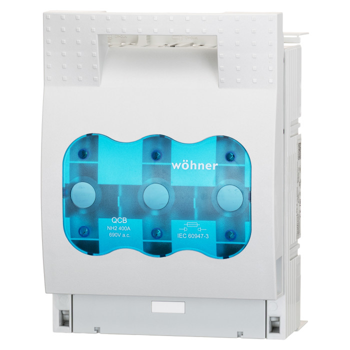33602* Роз'єднувач Quadron 400A NH2, монтаж на шин 60 мм