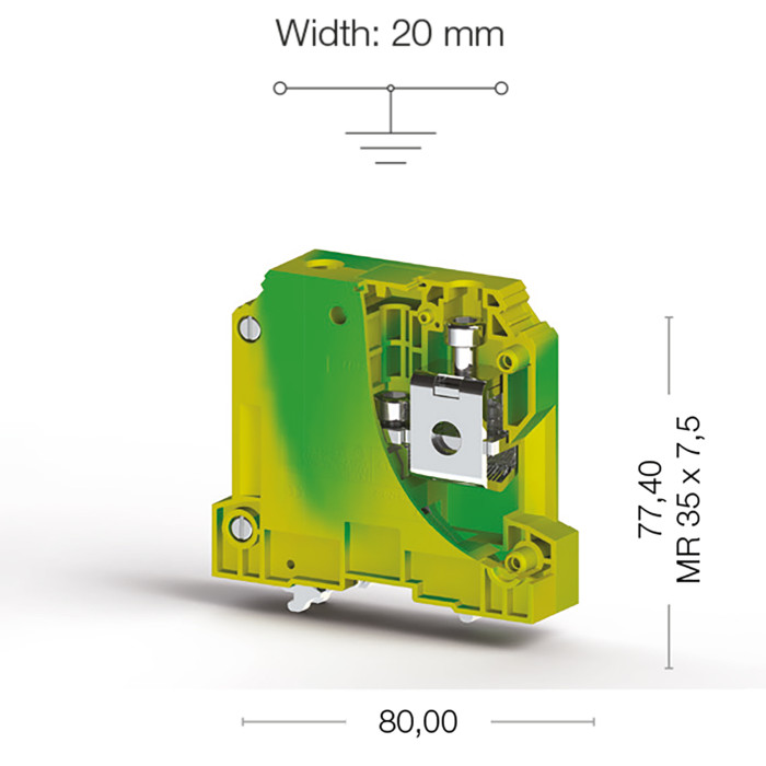 Клема Klemsan AVK Заземлення 50 мм - 0.0.0.3.34190