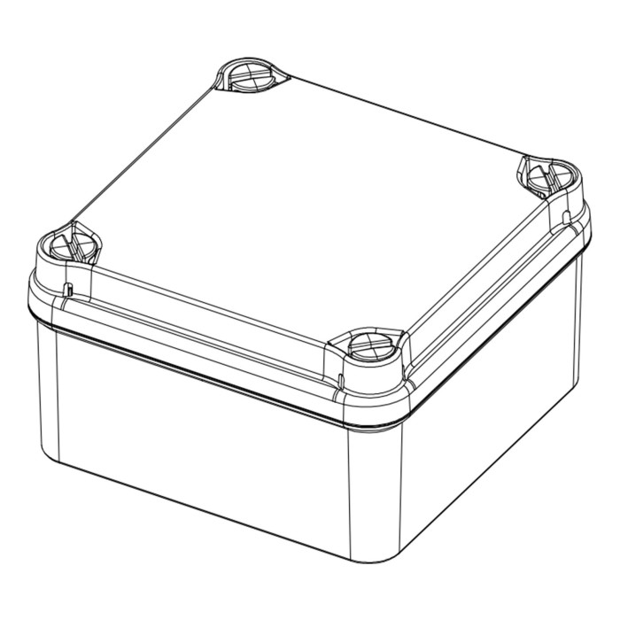 EL111 Клемна коробка 113x113x68, IP65-IP67, IDE