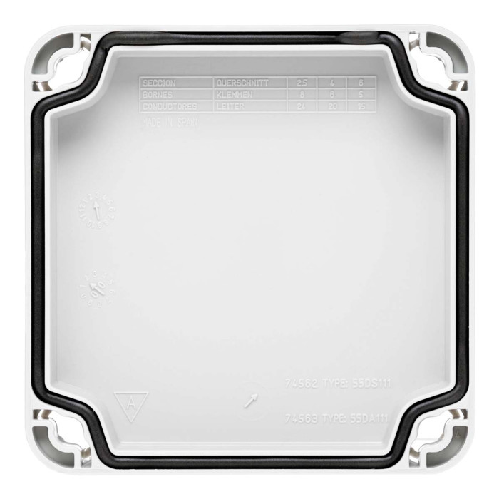 EL111 Клемна коробка 113x113x68, IP65-IP67, IDE