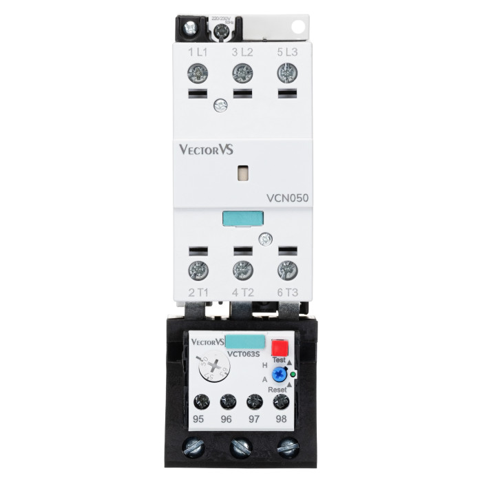 Теплове реле Vector VS VCT 50...63A для VCN 50...70