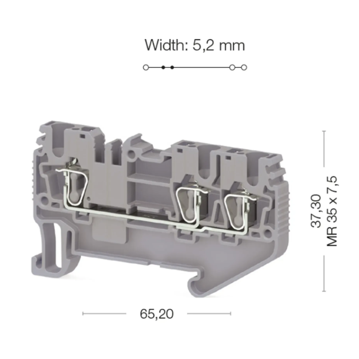 Клема Klemsan SRD Багатовивідна 2.5 мм - 0.0.0.3.11089