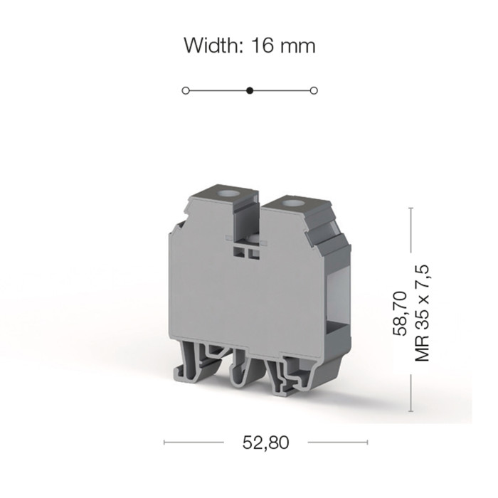 Клема Klemsan AVK Прохідна 35 мм - 0.0.0.3.04250