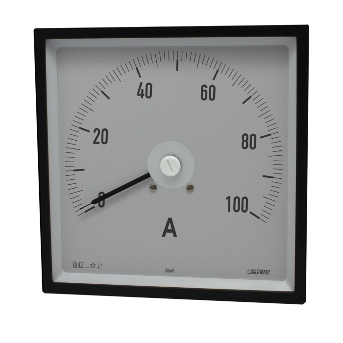 Амперметр FRER A14MA 240˚ шкала 0/150A 60мВ - A14MAX150X60