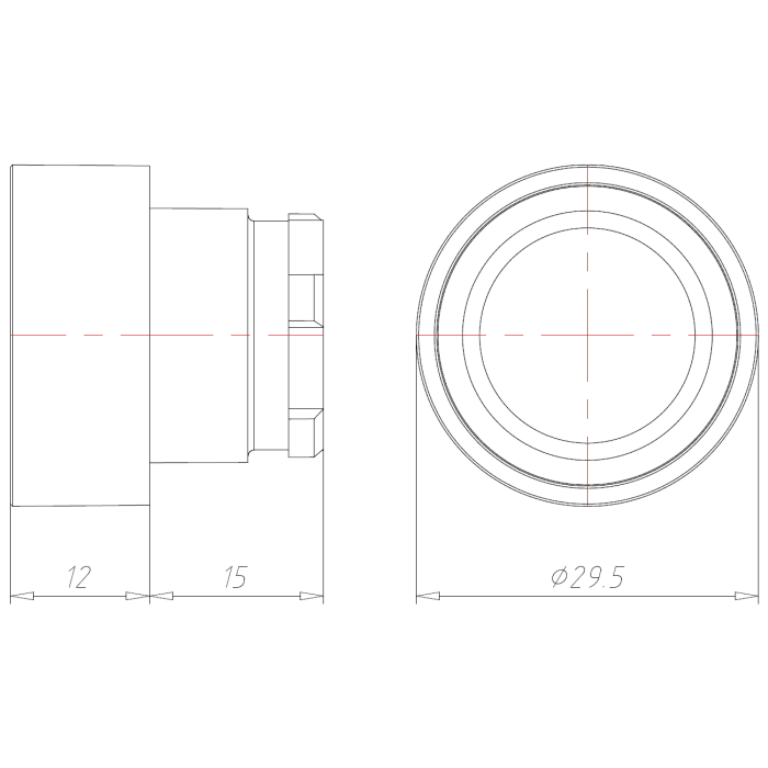 ECX 1108 Кнопка з горизонтальною стрілкою