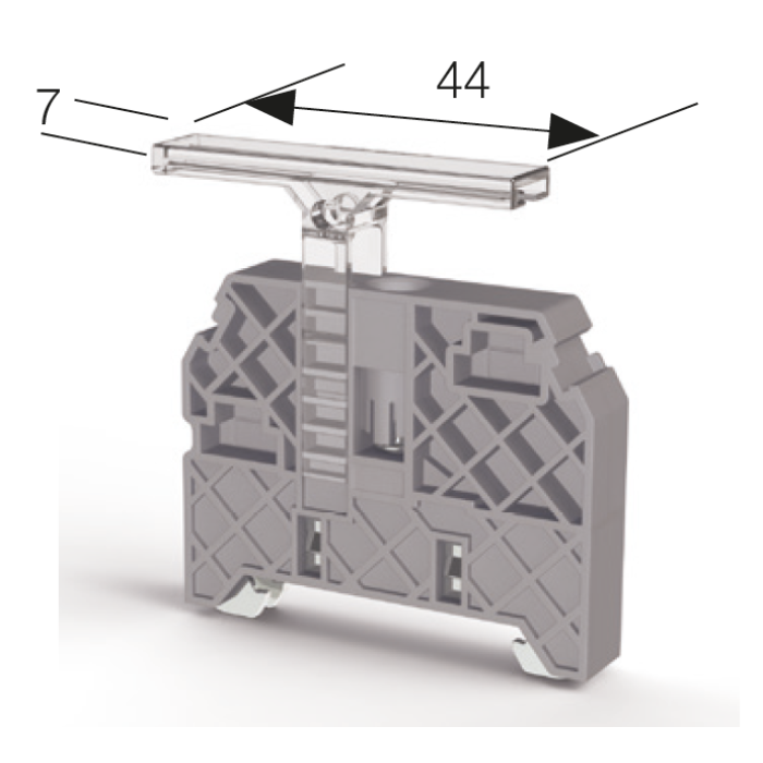 0.0.0.4.96300* ME 3 Тримач для маркування клемних груп для KD7 (1 шт | пак 50 шт)
