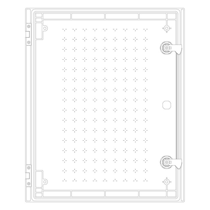 Навісна шафа IDE POL 500x600x230 IP66 - POL605023