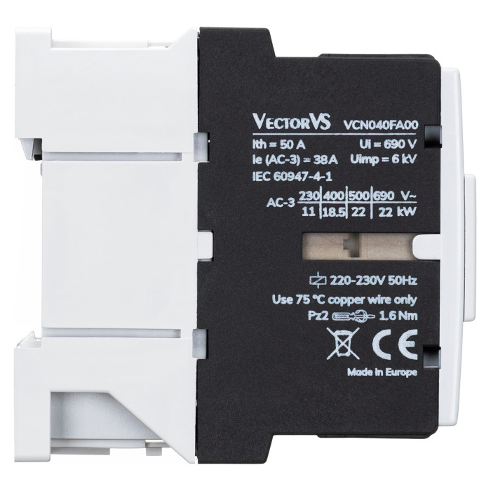 Контактор Vector VS VCN 40A 24V DC NO