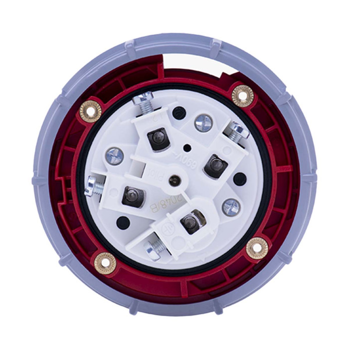 Вилка кабельна IDE MUNDIAL 3P+E 63 А 380–415 В IP66-67 - 03652