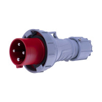 Вилка кабельна IDE MUNDIAL 3P+E 63 А 380–415 В IP66-67