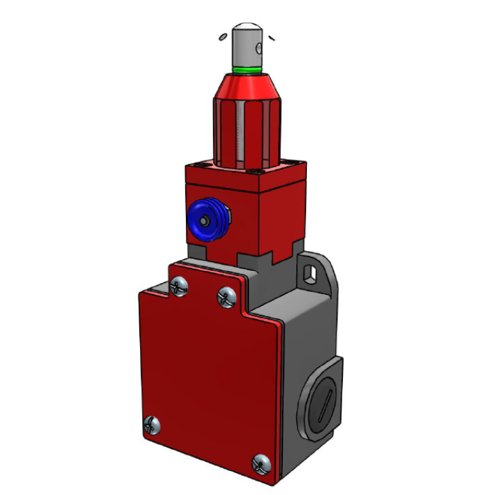 Кінцевий вимикач COMEPI PG 13,5 з кільцем, з кнопкою повернення 1NO + 1NC - SCM1K9900X11