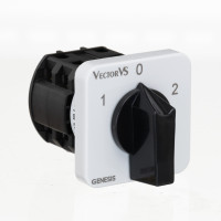 Кулачковий перемикач GC 16A 2P схема 52 (1-0-2)