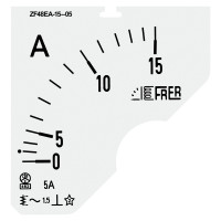 Шкала амперметра FRER ZF 15/5А В