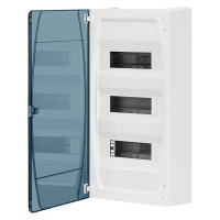 Корпус розподільчий IDE GOLD, 3x12 (36) модулі, навісного виконання, прозорі двері, IP40