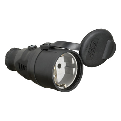 Розетка кабельна IDE SCHUKO 2P+E 16 А 220–250 В IP44