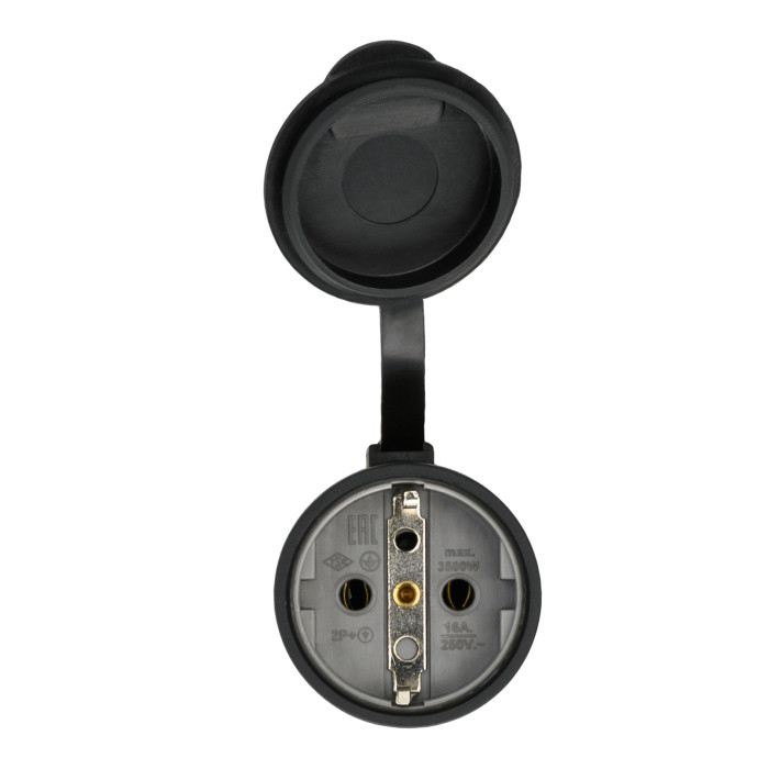Розетка кабельна IDE SCHUKO 2P+E 16 А 220–250 В IP44 - 00125