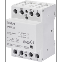 Модульний контактор ISKRA IKA 63A 230В AC 2NO+2NC