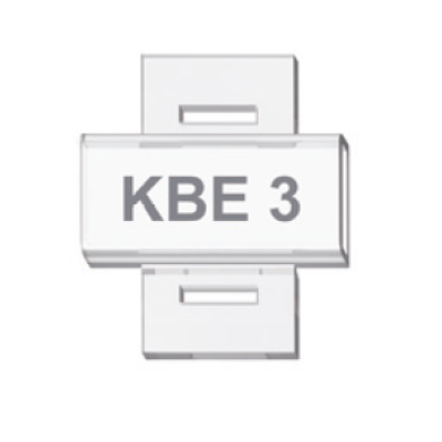 0.0.0.5.08080 Маркувальна пластина 10,7x20,3 KBE 3 (1 шт | пак 120 шт)