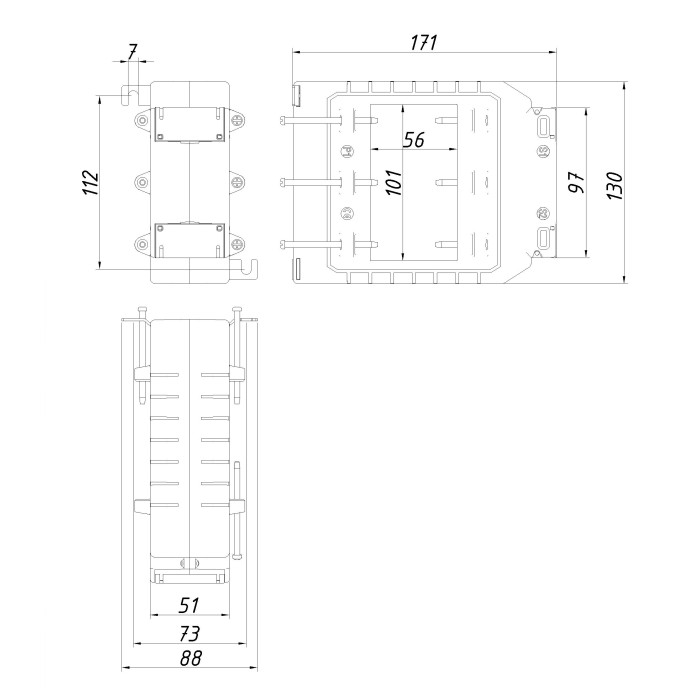 Трансформатор струму вимірювальний Vector VS VCTB106 1500A 101×56 1500/5