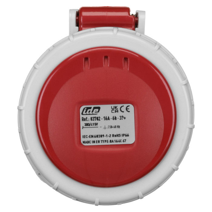Розетка кабельна IDE MUNDIAL 3P+E 16A 380–415V IP66-67
