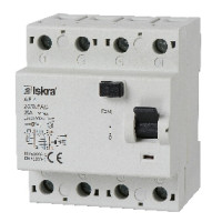 Пристрій захисного відключення ISKRA AFI4 40A 3P+N 0.03А