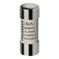 Запобіжник циліндричний Italweber CH22 8A gG 22x58 690В