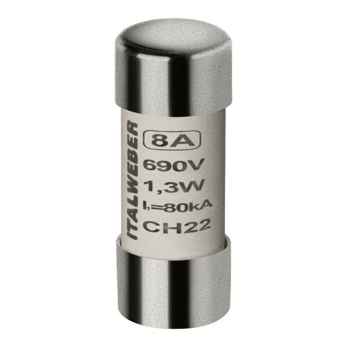 Запобіжник циліндричний Italweber CH22 8A gG 22x58 690В - 1441008