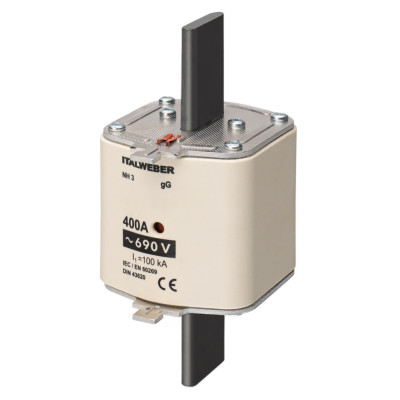 Ножовий запобіжник Italweber gG NH3 400A