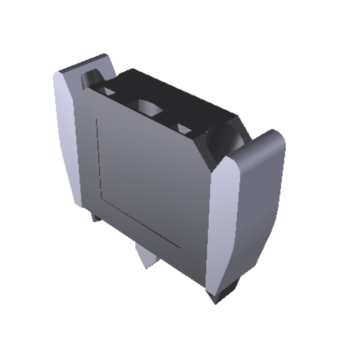 ECX 1041N Контакт відкритий IP20 (для кнопок з фіксацією)