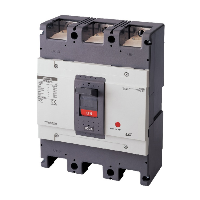 Автоматичний вимикач LS ELECTRIC ABN802c 2P 700A 45 кА - 166000100