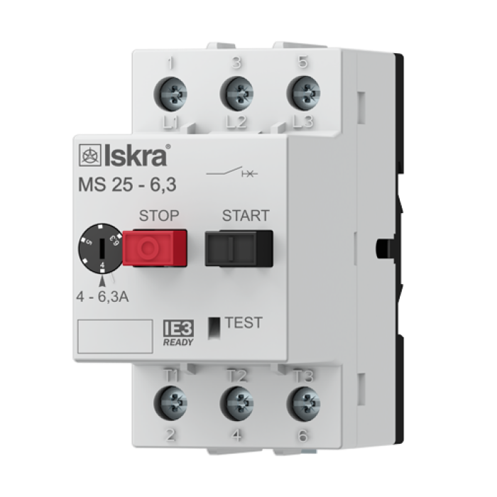 Автомат захисту двигуна 32A серії MS25