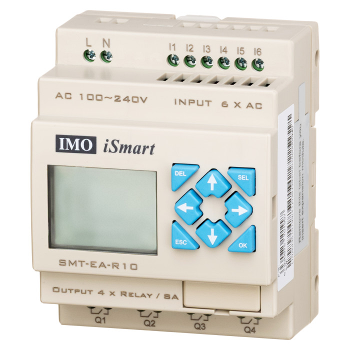 SMT-EA-R10-V3 Інтелектуальне реле iSmart V3, 6 входів/4 виходи, 100-240VAC, з дисплеем