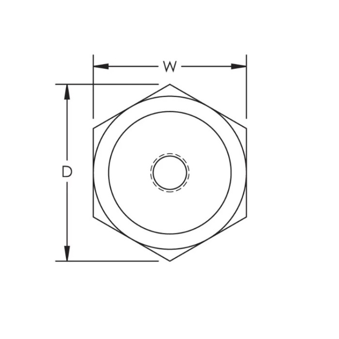542070 Ізолятор ISO TP 50 MM8x17/FM8x15