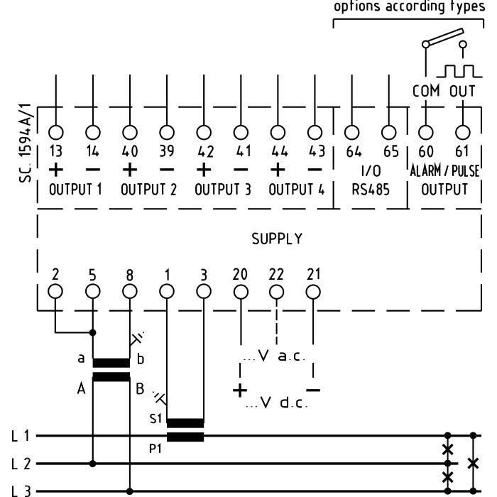 Перетворювач програмований FRER MC2UP 80-260 AC/DC - MCOUP2PROGXXH