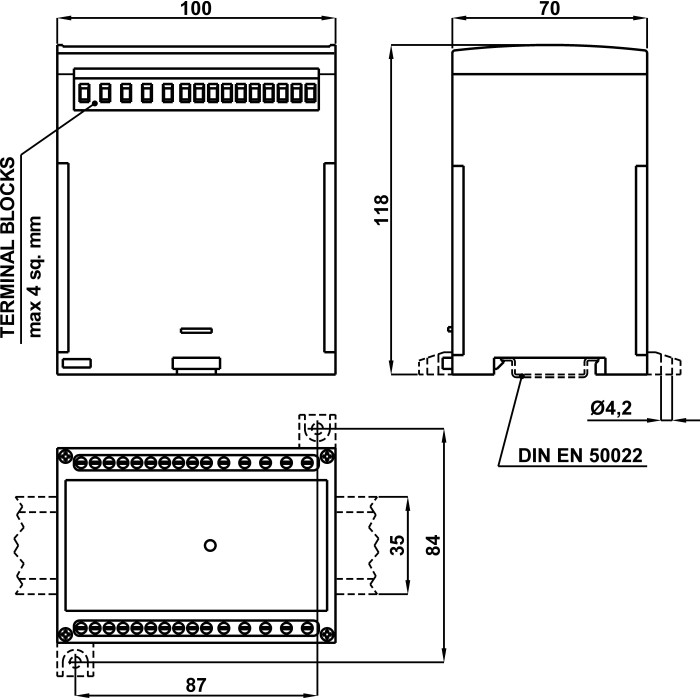 Перетворювач програмований FRER MC2UP 80-260 AC/DC - MCOUP2PROGXXH