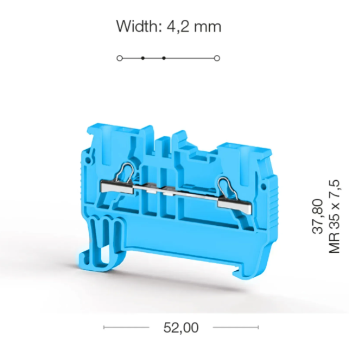 Клема Klemsan PYK Прохідна 1.5 мм - 0.0.0.3.07011
