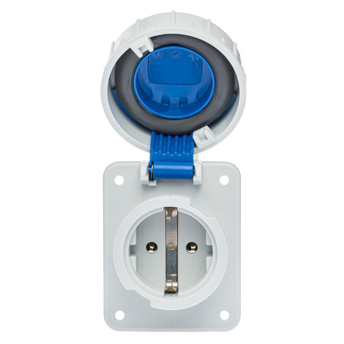 Розетка настінна IDE SCHUKO 2P+E 16 А 250 В IP67 - 00105