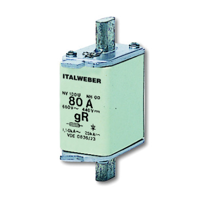 Ножовий запобіжник Italweber gR/aR NH00 16A