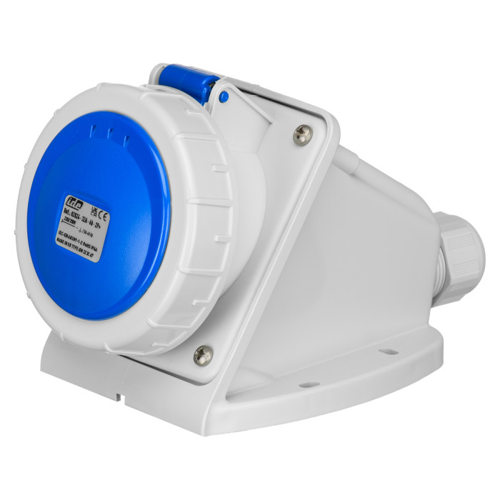 Розетка настінна IDE MUNDIAL 2P+E 32A 200–250V IP66-67