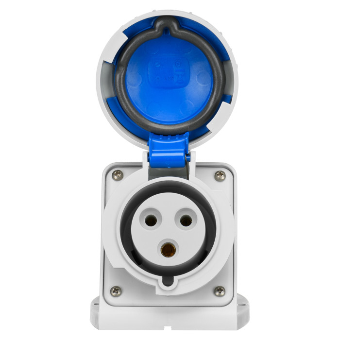 Розетка настінна IDE MUNDIAL 2P+E 32A 200–250V IP66-67