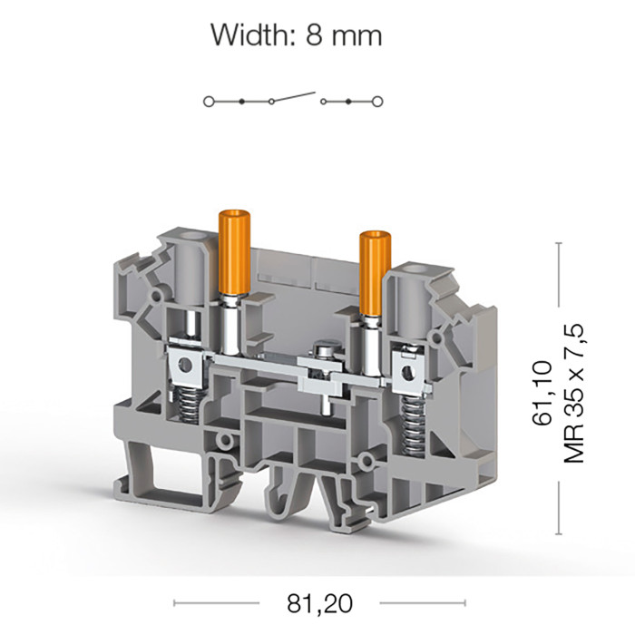 Клема Klemsan WGO Вимірювальна 6 мм - 0.0.0.3.75919