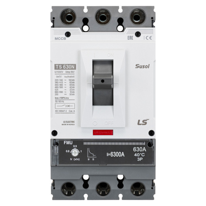 Автоматичний вимикач LS ELECTRIC TS630N 3P 630A 65 кА - 108002000