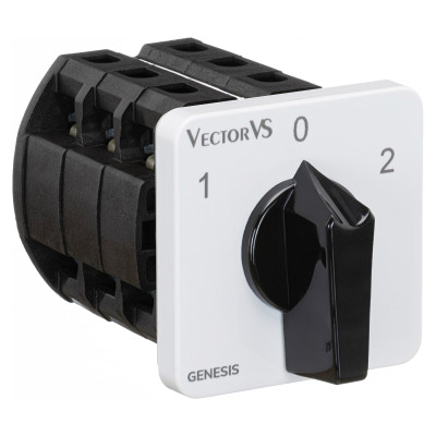 Кулачковий перемикач GC 63A 3P схема 53 (1-0-2)