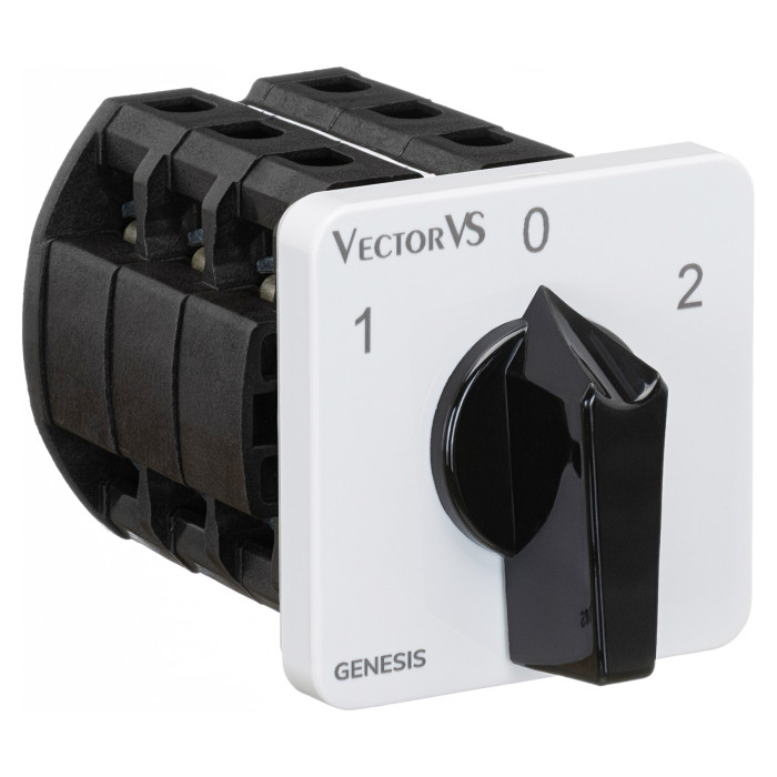 Кулачковий перемикач GC 63A 3P схема 53 (1-0-2)