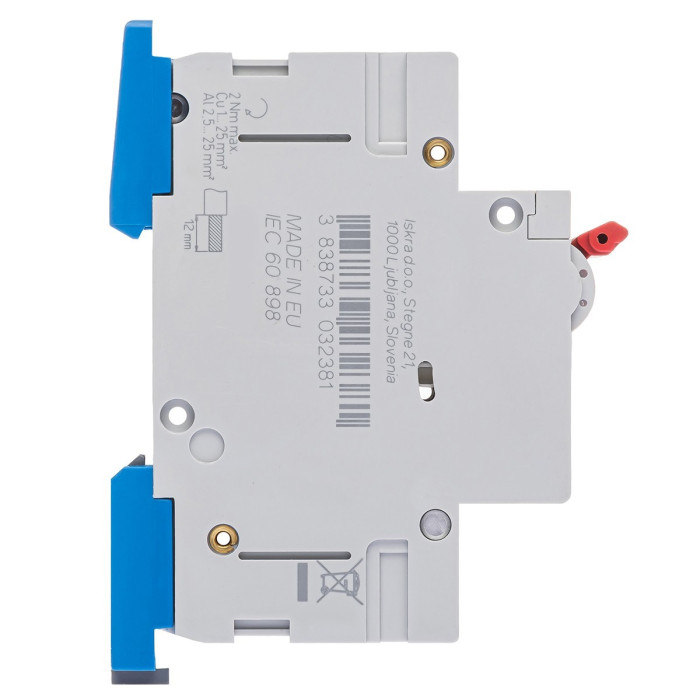 Модульний автоматичний вимикач ISKRA RI62 2P C10A 10кА - 786100150000