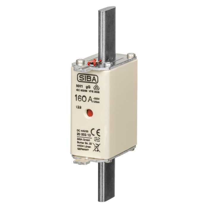 Ножовий запобіжник PRONUTEC gG NH1 160A - S20 003 13.160