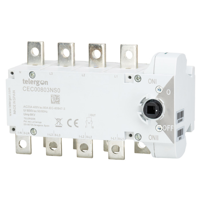 Перемикач TELERGON 3P+N 80A - CEC00803NS0
